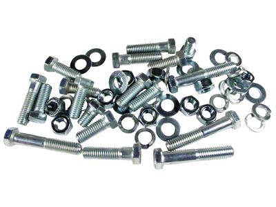Rear Bumper Mount Bolts; 52-Pieces (58-60 Corvette C1)