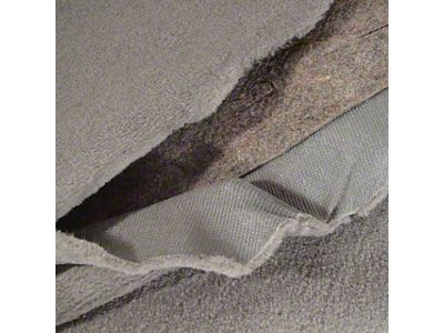 1992-1993 Corvette Rear Carpet. Gray Poly-Back Coupe