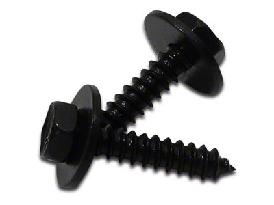 1984-1996 Corvette Rear Compartment Latch Escutcheon Screws. 2 Piece