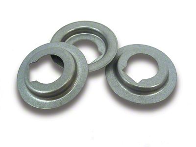 CA 1968-1977 Corvette Rear Compartment Latch Escutcheons. 3 Piece Set