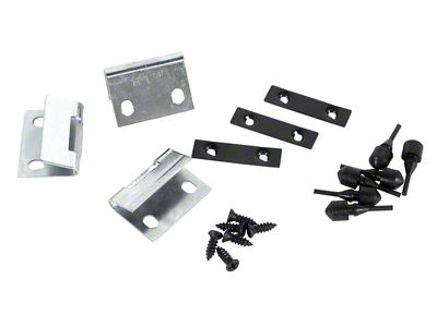 Rear Compartment Unit Door Striker Kit (68-Early 79 Corvette C3)
