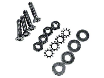 1958-1962 Corvette Rear Latch To Decklid Screw Set. 16 Piece