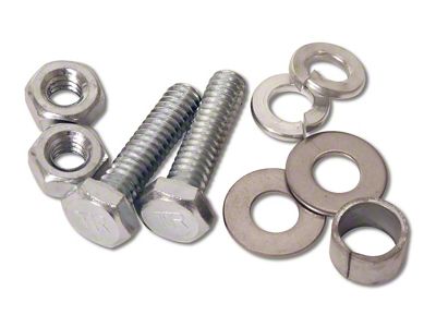 Rear License T Bracket Bolt and Spacer Mounting Kit (56-60 Corvette C1)