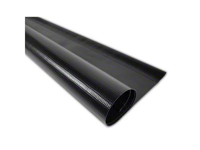 Rear Package Shade Curtain; Black (84-96 Corvette C3)