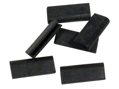 1964-1967 Corvette Rear Quarter Panel Bumpers. Convertible 6 Piece Set