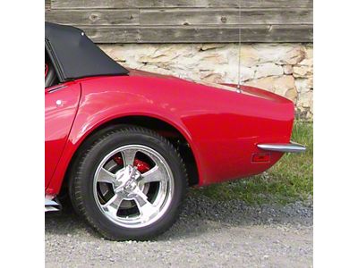 Rear Quarter Panel; Press Molded; Driver Side (70-72 Corvette C3)