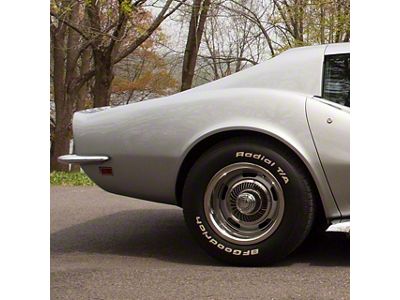Rear Quarter Panel; Press Molded; Passenger Side (1969 Corvette C3 w/ Side Exhaust)