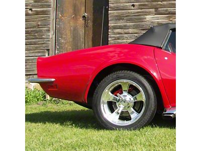 Rear Quarter Panel; Press Molded; Passenger Side (70-72 Corvette C3)