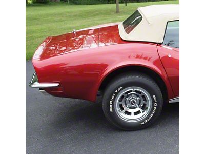 Rear Quarter Panel; Press Molded; Passenger Side (1973 Corvette C3)