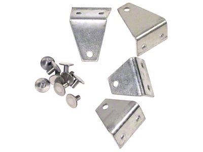 1966-1967 Corvette Rear Quarter Panel Supports and Rivets. Coupe