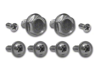 Rear Quarter Panel Trim Screws (63-67 Corvette C2 Coupe)