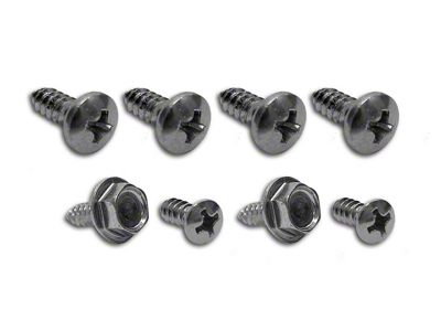Rear Quarter Panel Trim Screws (63-67 Corvette C2 Convertible)