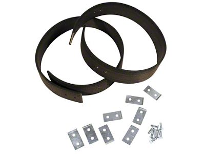 1953-1958 Corvette Rear Rebound Straps with Hardware