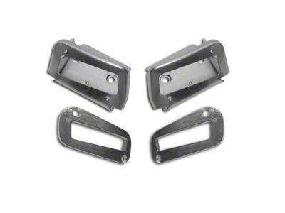 CA 1970-1975 Corvette Rear Shoulder Harness Reinforcement Kit with Hardware