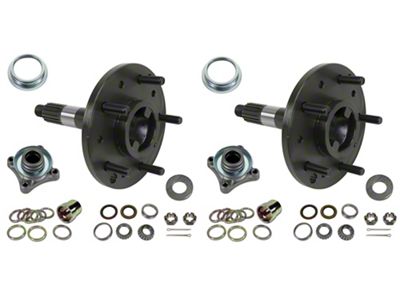 1965-1982 Corvette Rear Spindle Refresh Kit with New Spindles, Bearings, Shims and Seals - Car Set