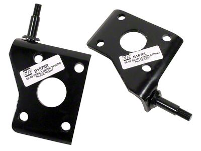 Rear Spring Lower Shock Plates (56-59 Corvette C1)
