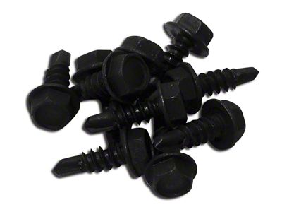 1984-1996 Corvette Rear Storage Compartment Frame Screws. 10 Piece