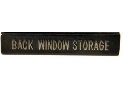 Auto Accessories of America 1969-1971 Corvette Rear Storage Handle