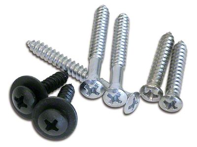 1973-1977 Corvette Rear Window Molding Screws. Coupe - 7 Piece
