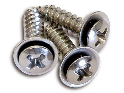1968-1977 Corvette Rear Window Trim Screws. 3 Piece