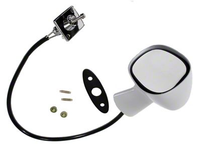 1977-1982 Corvette Right Hand Remote Sport Mirror - With Mounting Hardware and Control