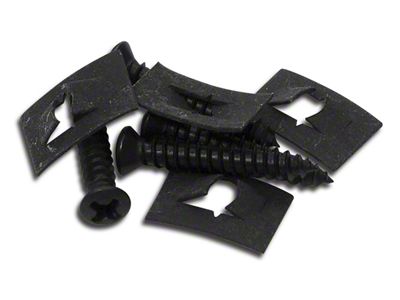 Rocker Panel End Screws and Nuts (63-67 Corvette C2)