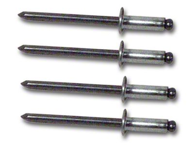 1963-1967 Corvette Rocker Panel Front Bracket Rivets. 4 Piece Set
