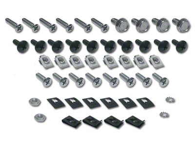 1968-1969 Corvette Rocker Panel Mount Kit. 50 Piece