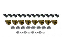CA 1970-1982 Corvette Rocker Panel Mount Repair Kit. with Screws