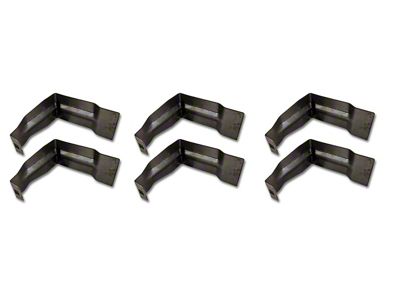 1966-1967 Corvette Rocker Panel Support Bracket. 6 Piece Set