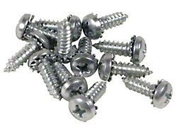 Auto Accessories of America Rocker Panel Support Screws. 12 Piece Set (63-67 Corvette C2)