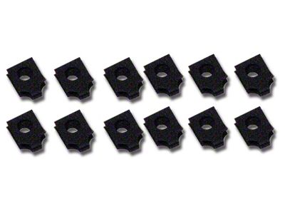 1963-1967 Corvette Rocker Panel Support U-Nuts. 12 Piece Set