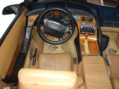 1994-1996 Corvette Rosewood Interior Dash/Trim Overlay Kits - Auto OR Manual - 9pc Kit