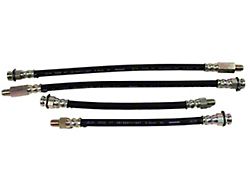 Rubber Brake Lines; Imported (63-82 Corvette C2 & C3)