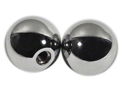 1967-1978 Corvette Seat Adjuster Knobs. Chrome - Metal