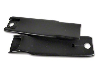 Seat Belt Inner Sleeve Kit; Black (74-82 Corvette C3)