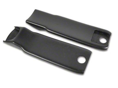 Seat Belt Inner Sleeve Kit; Black (70-73 Corvette C3)