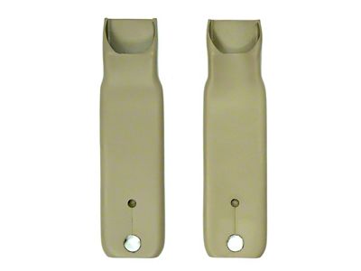 Seat Belt Inner Sleeve Kit; Neutral (74-75 Corvette C3)