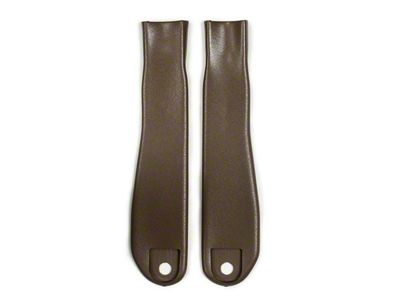 Seat Belt Inner Sleeve Kit; Saddle (Late 1969 Corvette C3 w/ Metal Buckles)