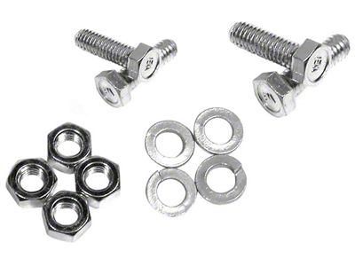 Seat Belt Mount Bolt Kit; WB (56-62 Corvette C1)