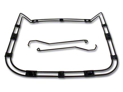1959-1960 Corvette Seat Bottom Retainer Ring with Hold Down Rods - Left Hand