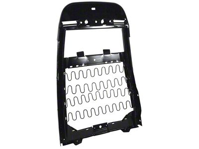 Seat Frame Back with Shoulder Harness (70-75 Corvette C3)