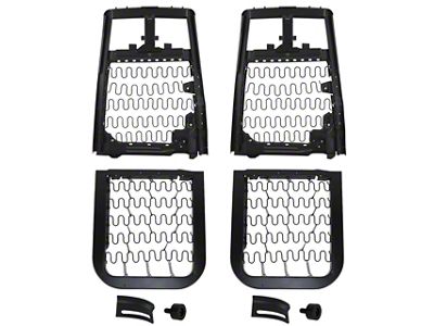CA 1968-1969 Corvette Seat Frame. Set with Headrest Bracket 68 Late