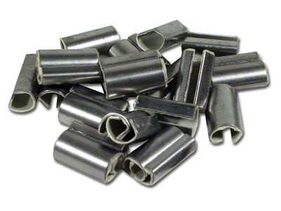 1963-1967 Corvette Seat Frame Spring To Seat Clips. 30 Piece