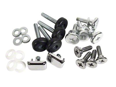 1974-1978 Corvette Seat Hardware Repair Kit. with Buttons - 22 Piece
