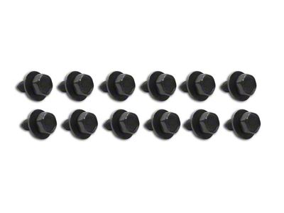 Seat Mounting Bolts; 12-Pieces (63-66 Corvette C2)