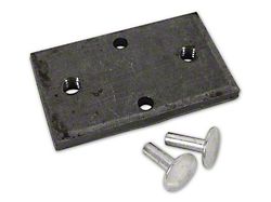 1963-1966 Corvette Seat Mounting Nut Plate. Rear