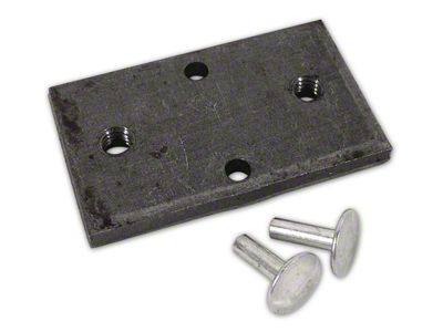 1963-1966 Corvette Seat Mounting Nut Plate. Rear