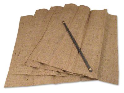 Seat Spring Wires; Burlap (63-67 Corvette C2)