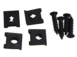 1968-1976 Corvette Shift Console Plate Screws. 8 Piece Set